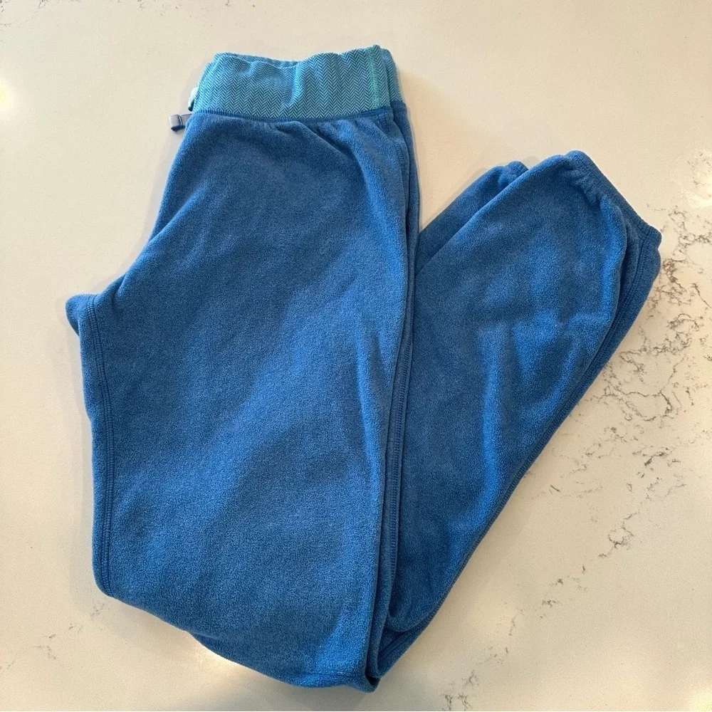 Ivivva by Lululemon Girls Blue Fleece Joggers
